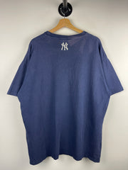Vintage MLB Nike New York Yankees Middle Swoosh Embroidered Navy Tee
