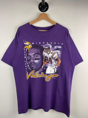 Vintage 90s NFL Minnesota Vikings Randy Moss Purple Tee