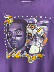 Vintage 90s NFL Minnesota Vikings Randy Moss Purple Tee