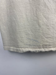 Vintage Bass Pro Shop Colorado Paint Splattered Beige Tee