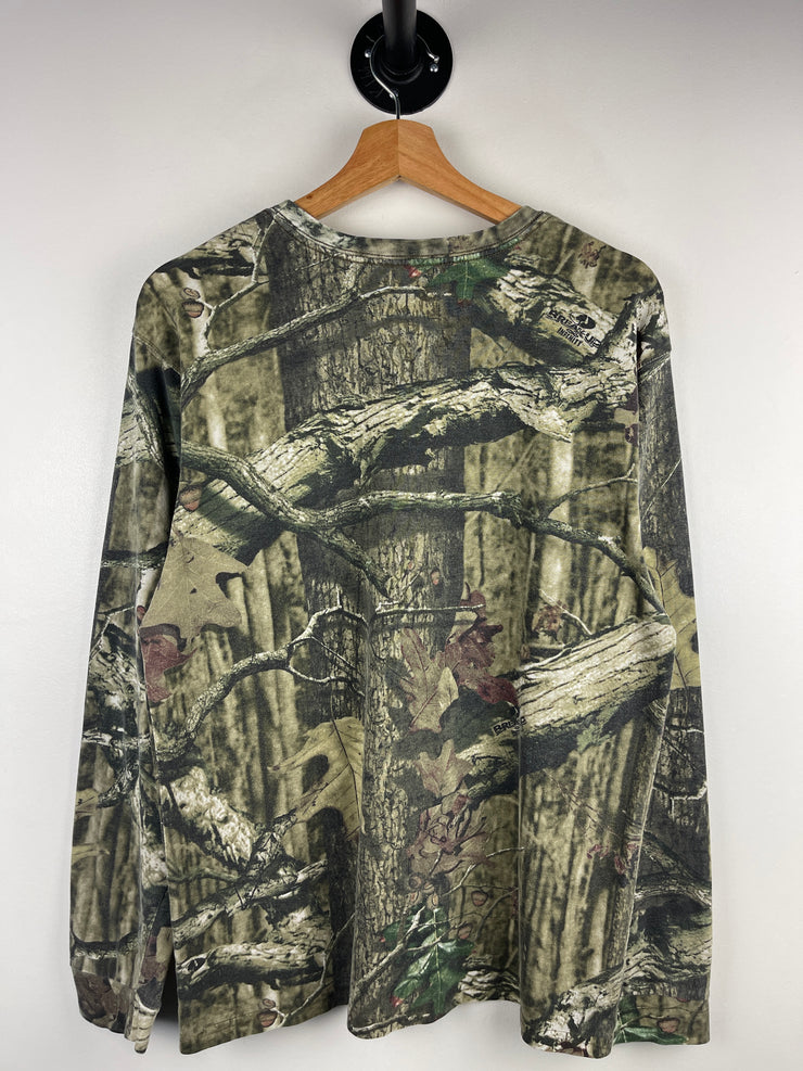 Vintage Mossy Oak Real Tree Camo Long Sleeve