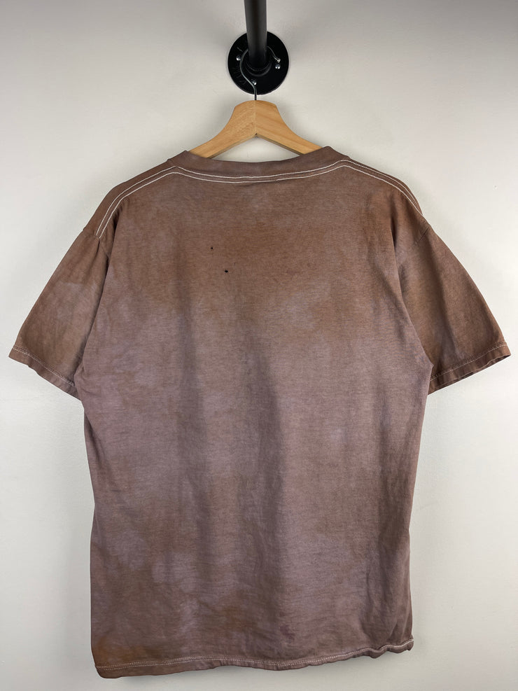 Vintage 90s Buffalo Bisons Champions Brown Dyed Tee