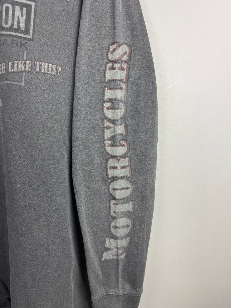 Vintage Harley Davidson Florida Grey Long Sleeve