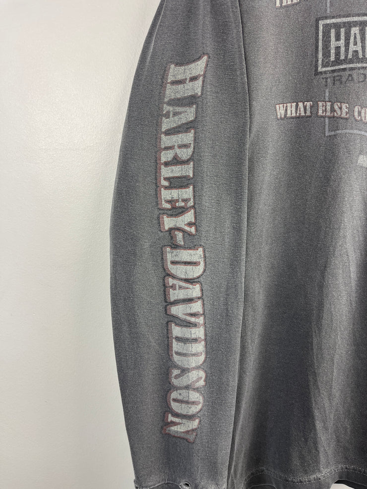 Vintage Harley Davidson Florida Grey Long Sleeve