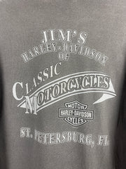 Vintage Harley Davidson Florida Grey Long Sleeve