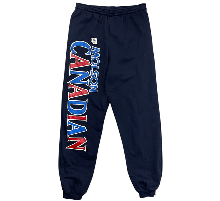 Vintage 90s Molson Canadian Beer Navy Sweatpants