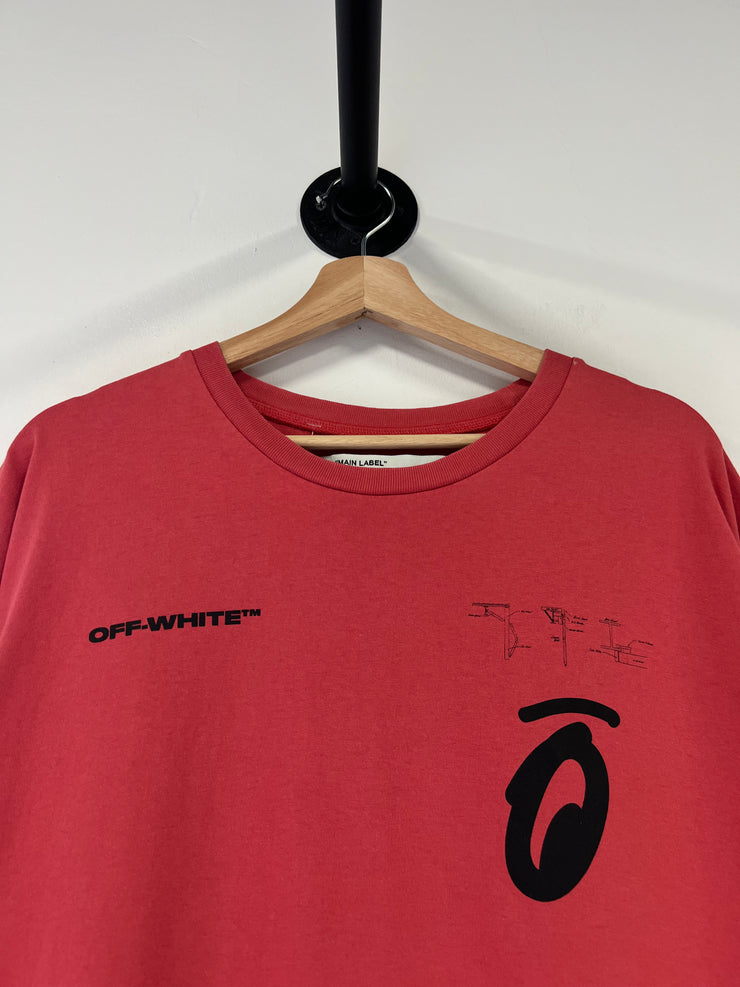 Off White Arrows Red Tee