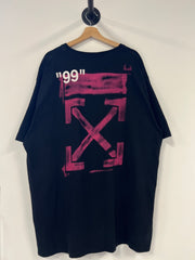 Off White Impressionism Arrow Black Tee