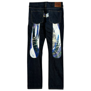 Evisu Holographic Daicock Selvedge Blue Denim Jeans