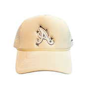 Studio 1999 Atlanta Cream Trucker Hat